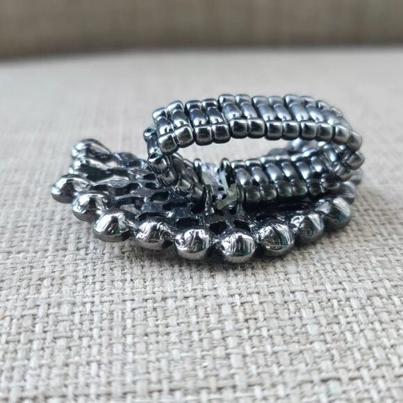 Peacock Ring Multi Color Crystals Fashion Women Jewelry Ring Size Adjustable - Picture 11 of 12